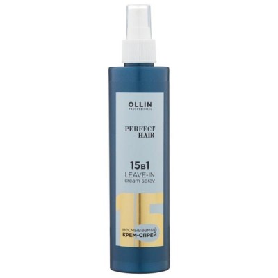 Несмываемый крем-спрей Ollin Perfect Hair Leave-in Cream Spray 15в1, 250 ml