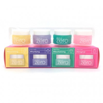Набор миниатюр очищающих бальзамов Clean It Zero Special Kit (4 шт х 7 мл)