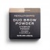 Пудровая помадка для бровей Revolution Pro - Duo Eyebrow Powder - Medium Brown