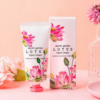 Крем для рук  Secret Garden Lotus, 100 ml