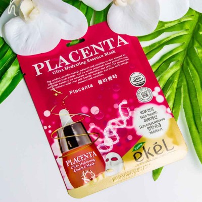 Тканевая маска для лица Placenta Ultra Hydrating Ekel 
